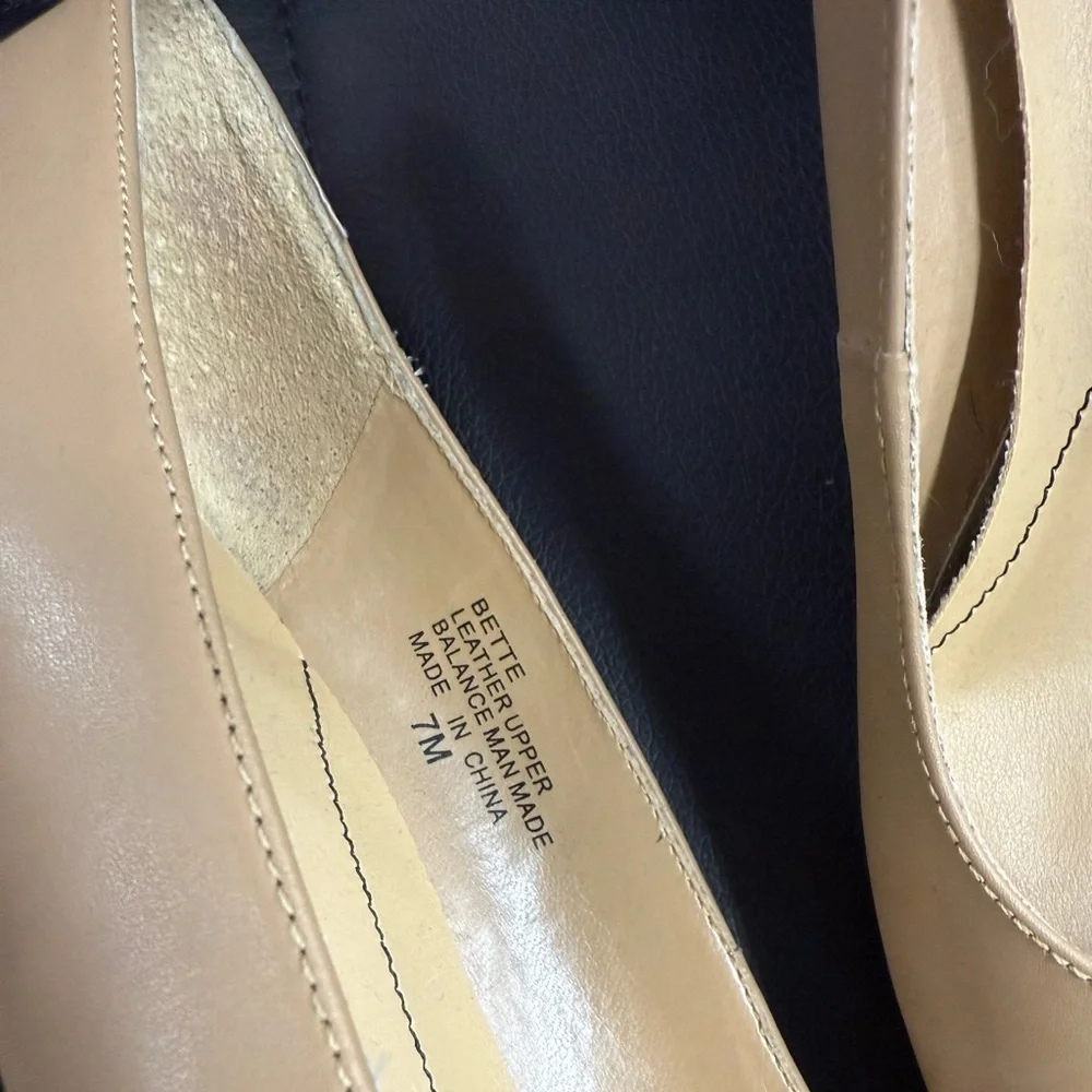 Partners Flex Bette Tan Comfort Pumps Size 7M